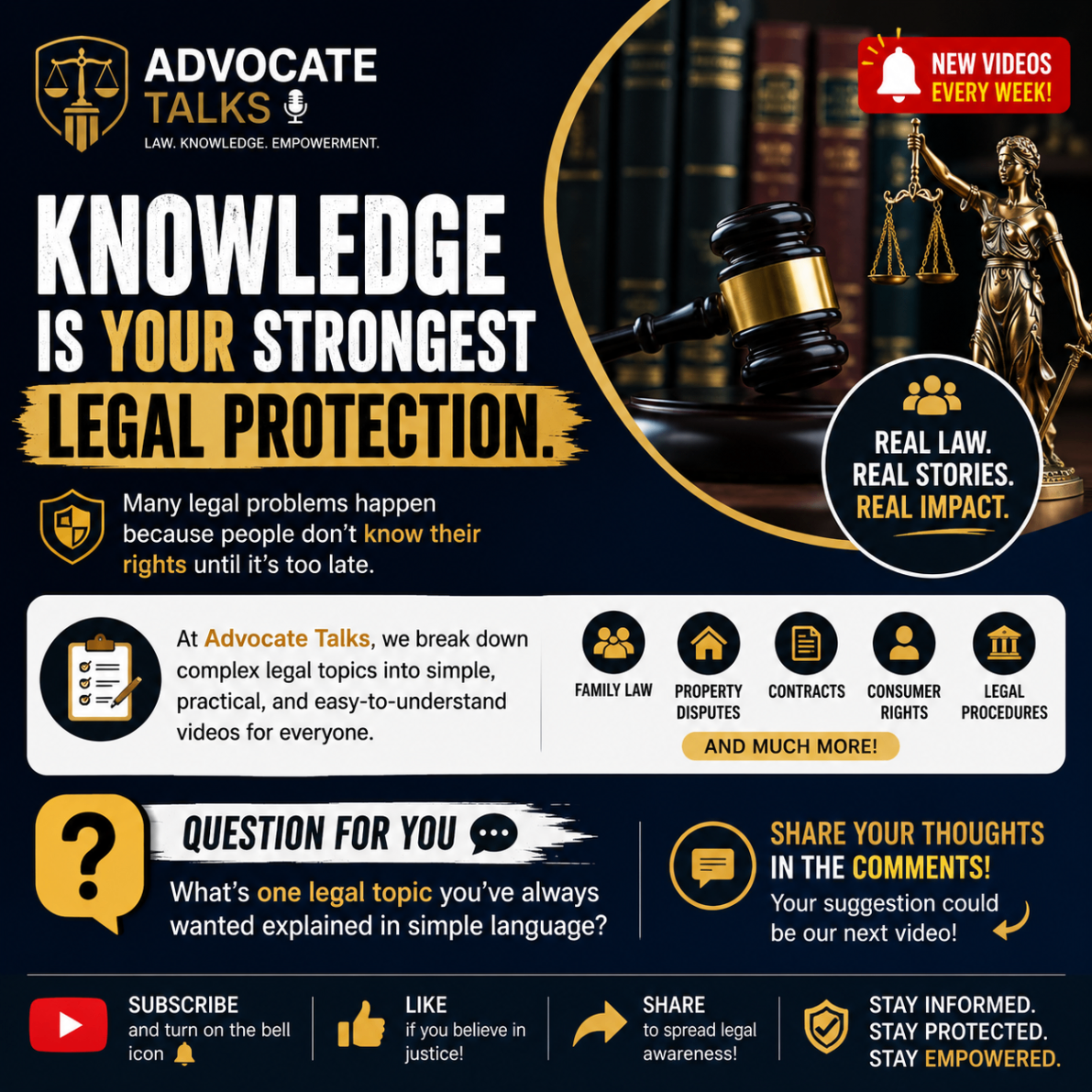 Channel Branding — Advocate Talks Legal Awareness