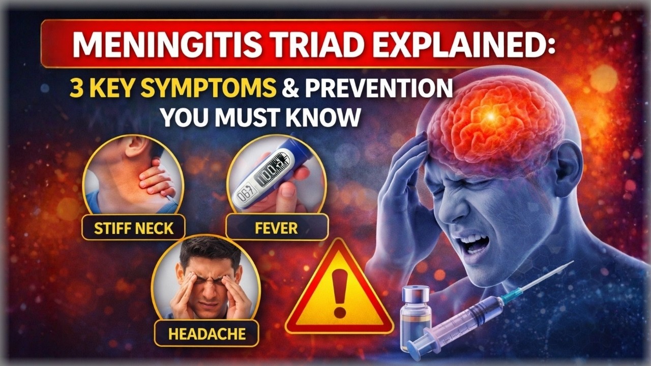 Meningitis Triad Explained — 3 Key Symptoms & Prevention