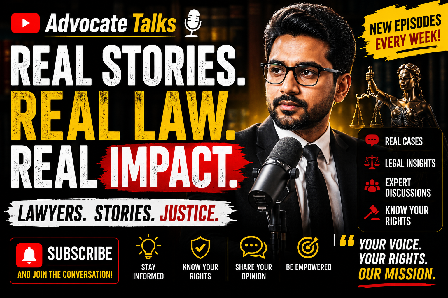 Advocate Talks — Real Stories. Real Law. Real Impact.